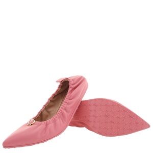 Gianvito Rossi Pink Leather Alina Ballet Flats